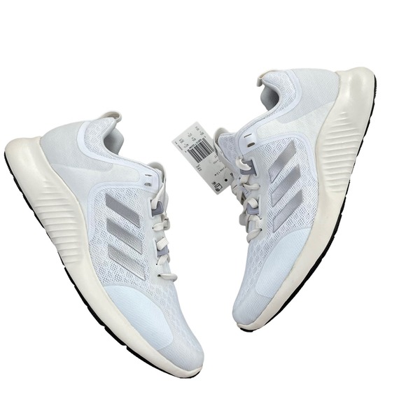 NEW adidas Edgebounce Running Shoes Sneaker White Tech Silver Size 10 - Picture 5 of 9